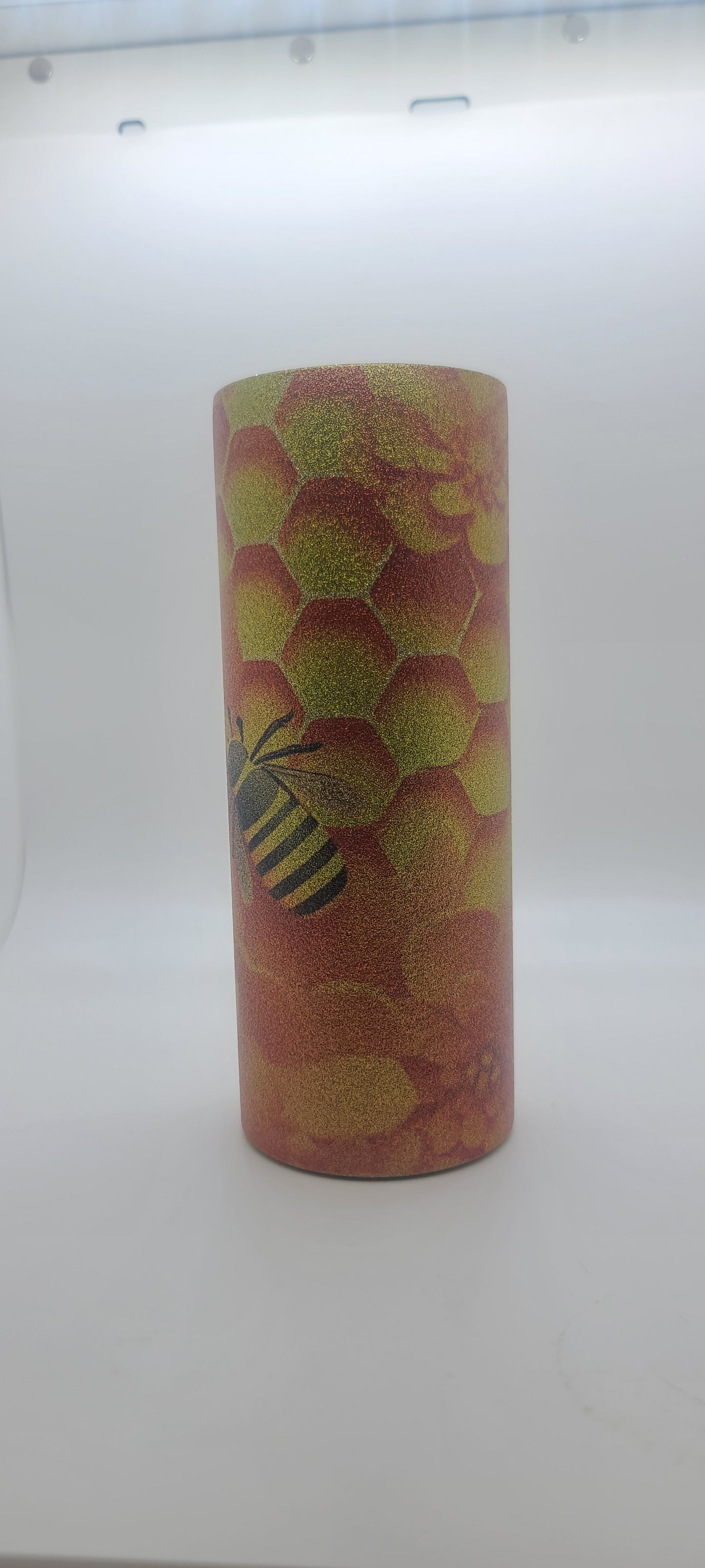 Yellow Glitter tumbler