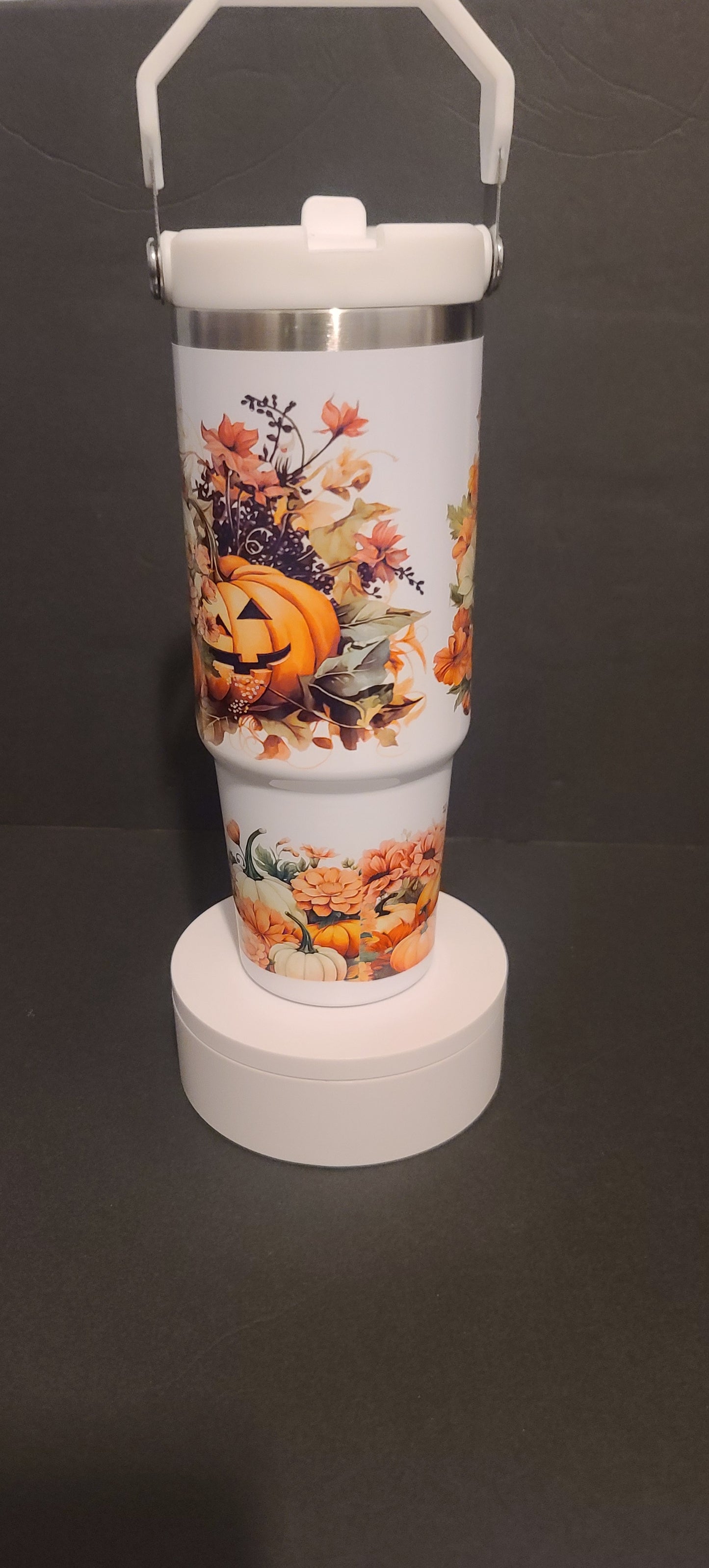Sorta sweet Sorta spooky 30oz flip top tumbler