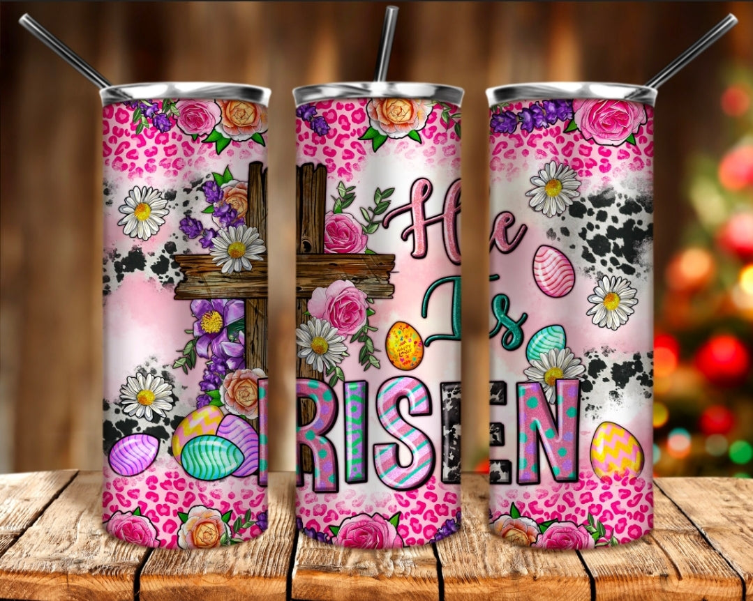 He is risen tumbler