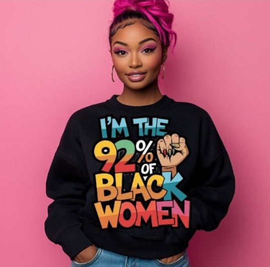 92% sweatshirt