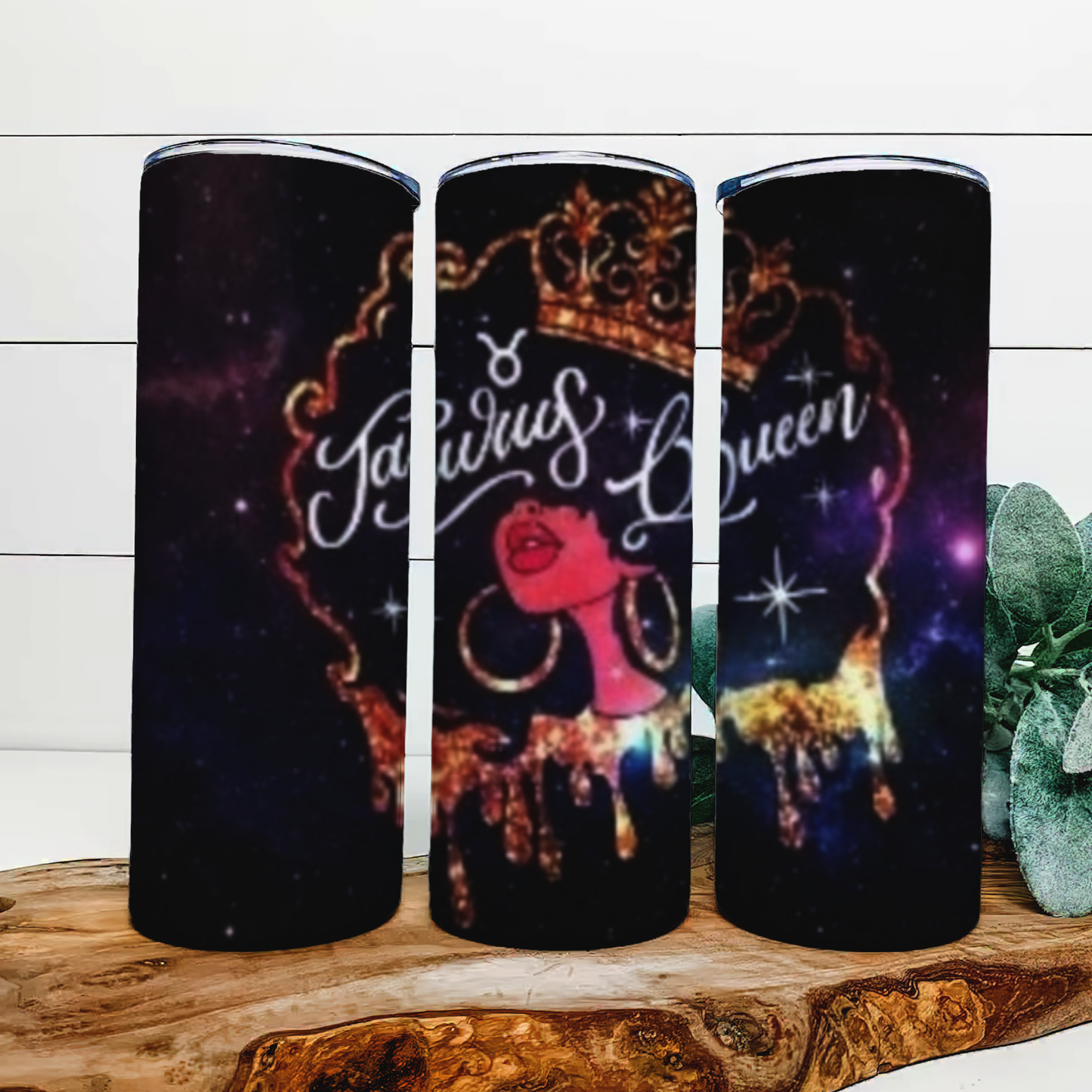 Taurus Queen 20oz skinny tumbler