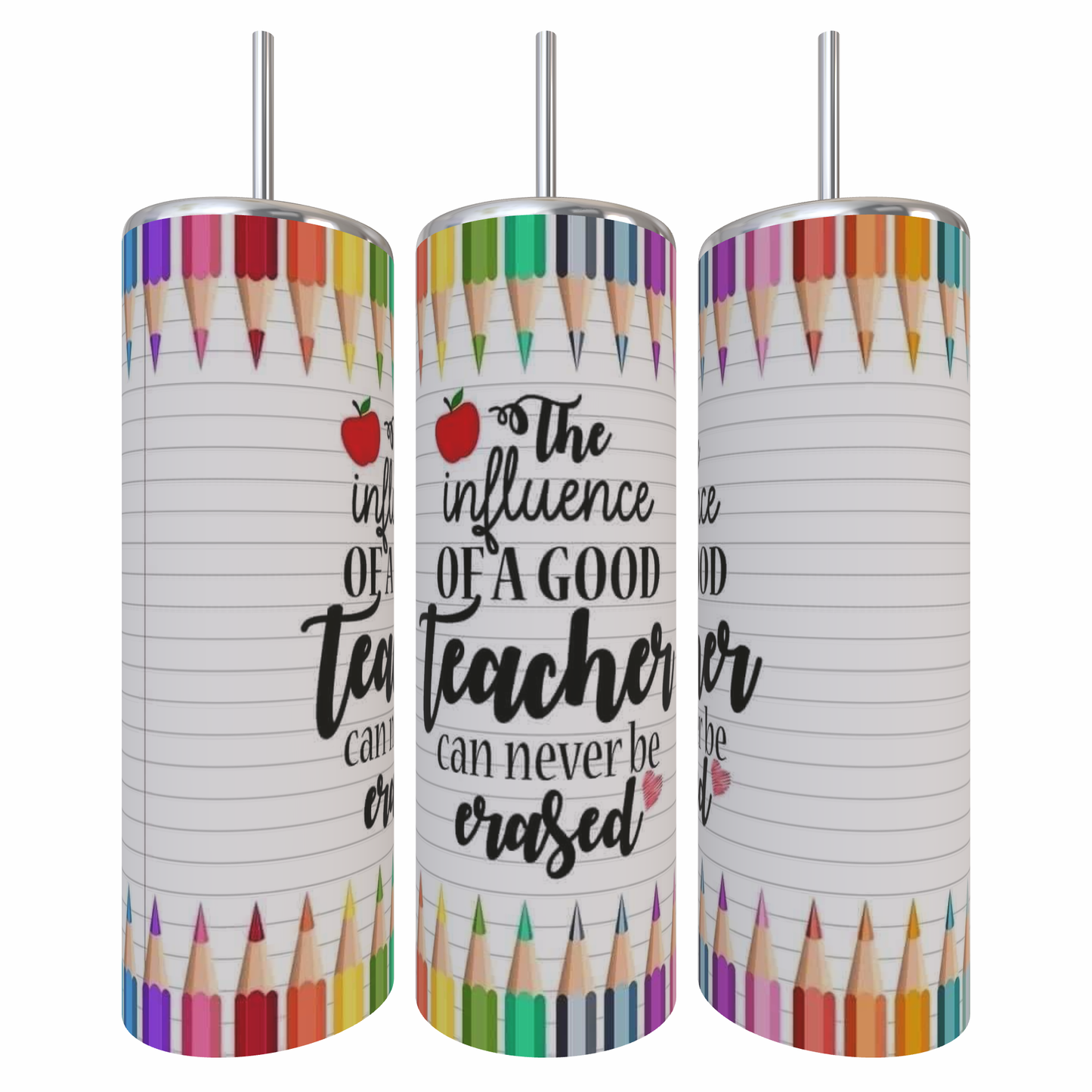 20oz Teacher influence tumbler