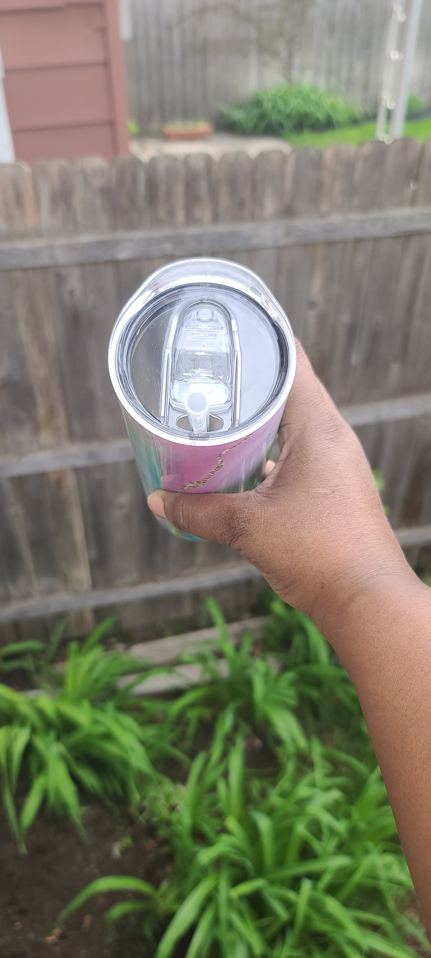 20oz Faith over fear stainless steel tumbler