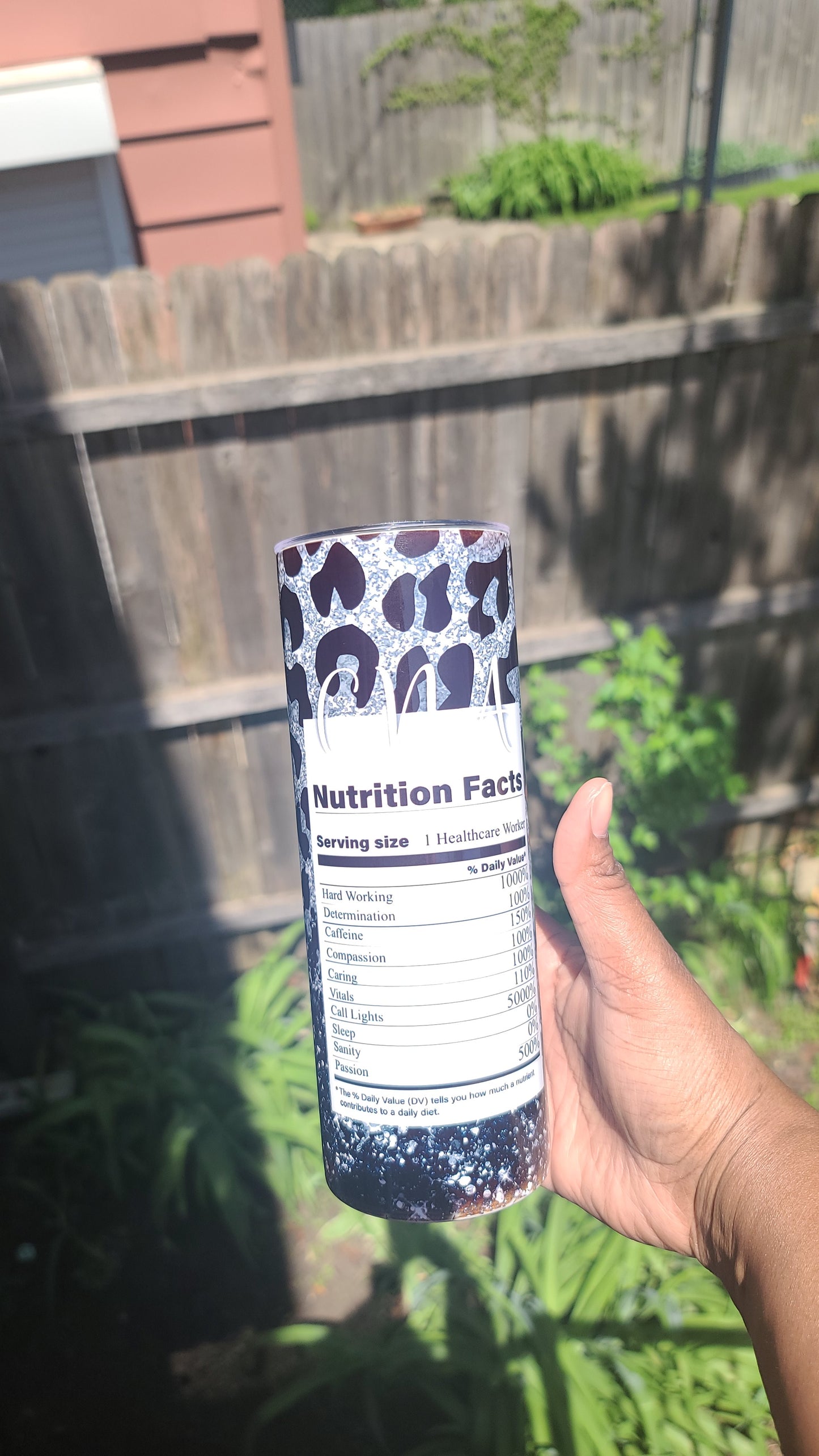 20oz CNA nutrition facts tumbler