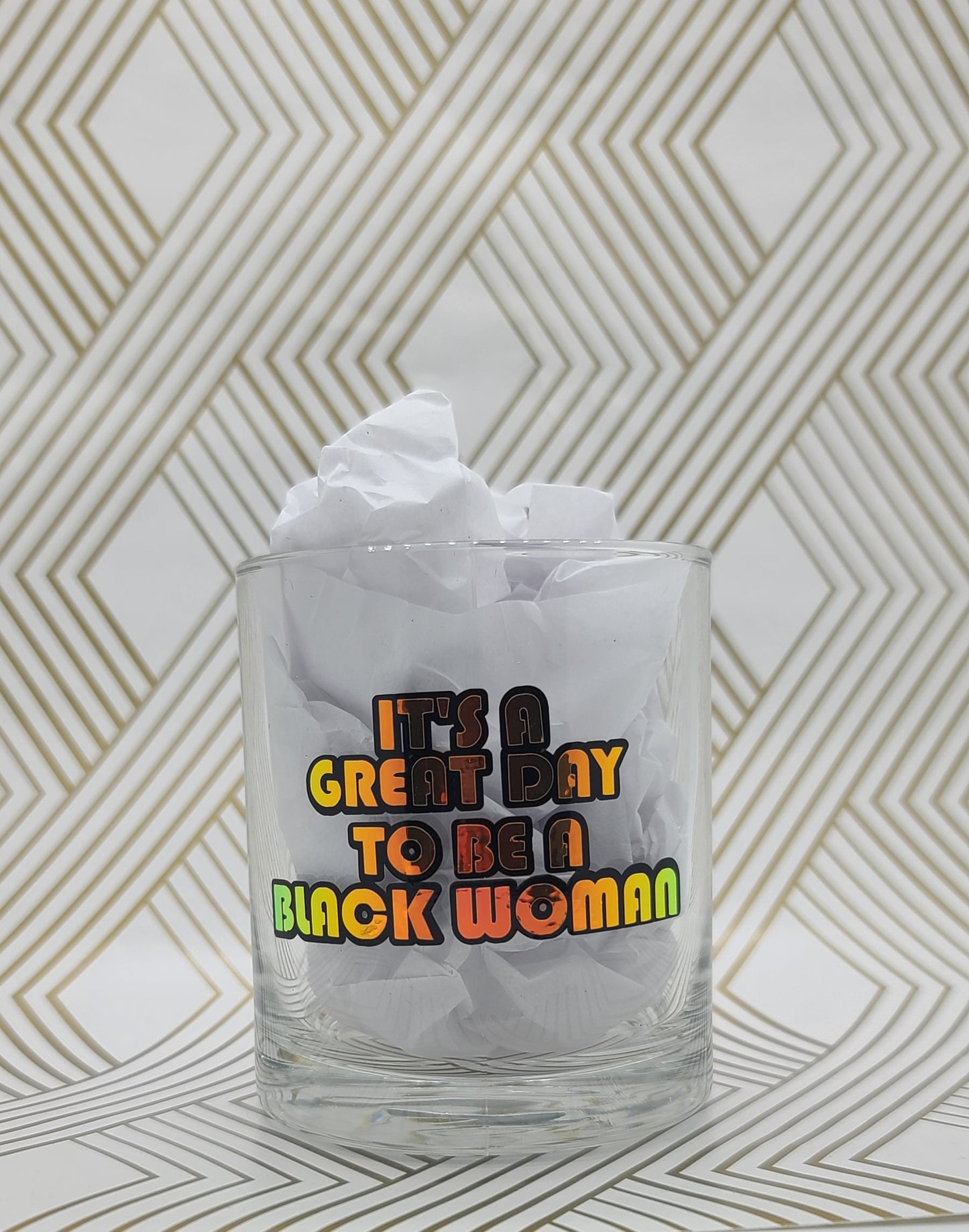 Glass coffee mug
