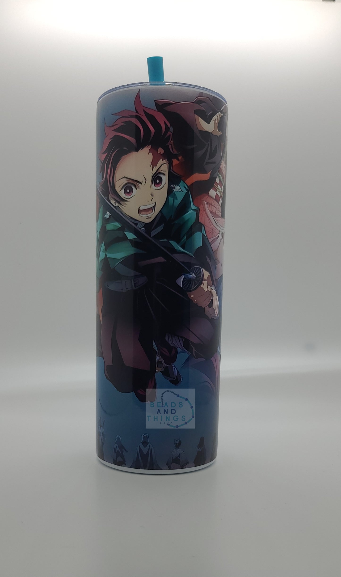 20oz skinny anime tumbler