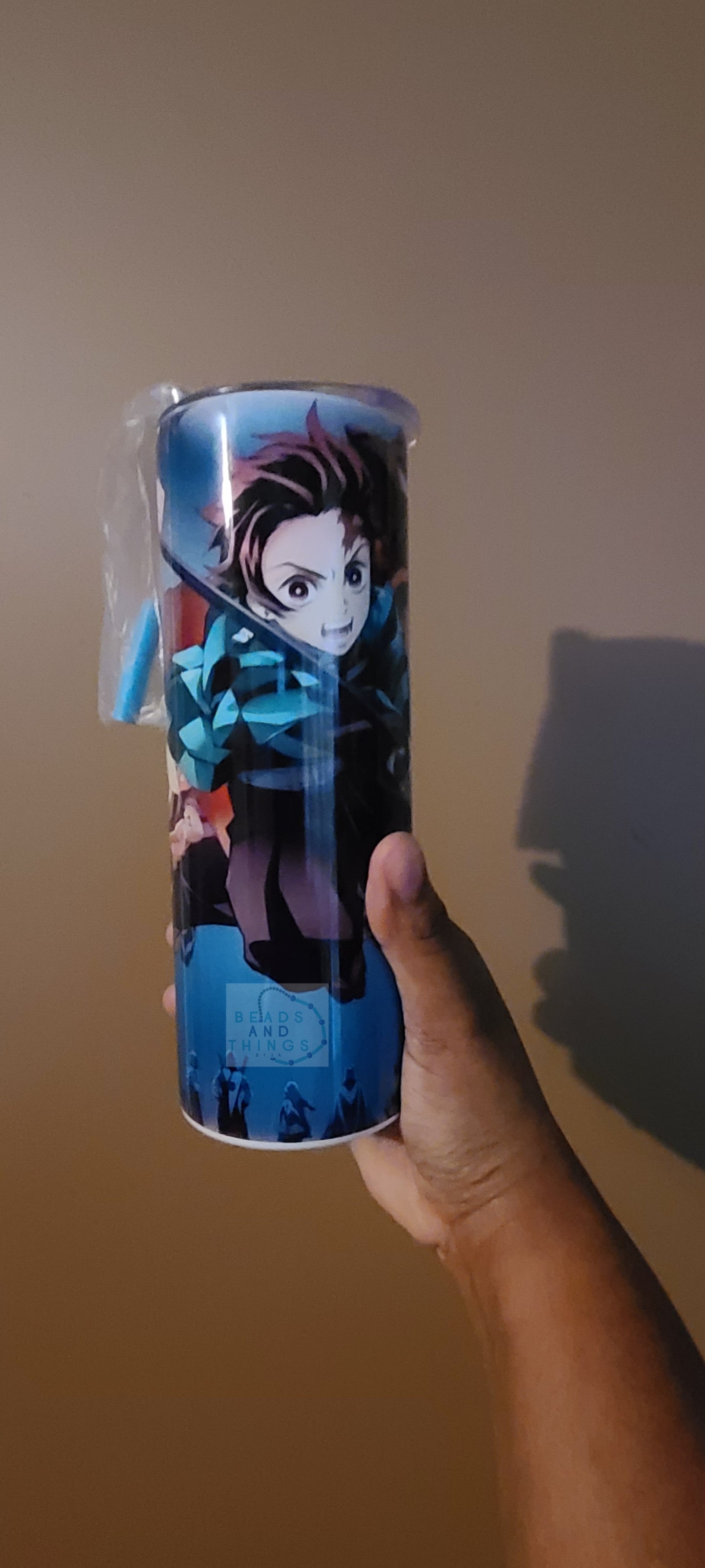 20oz skinny anime tumbler