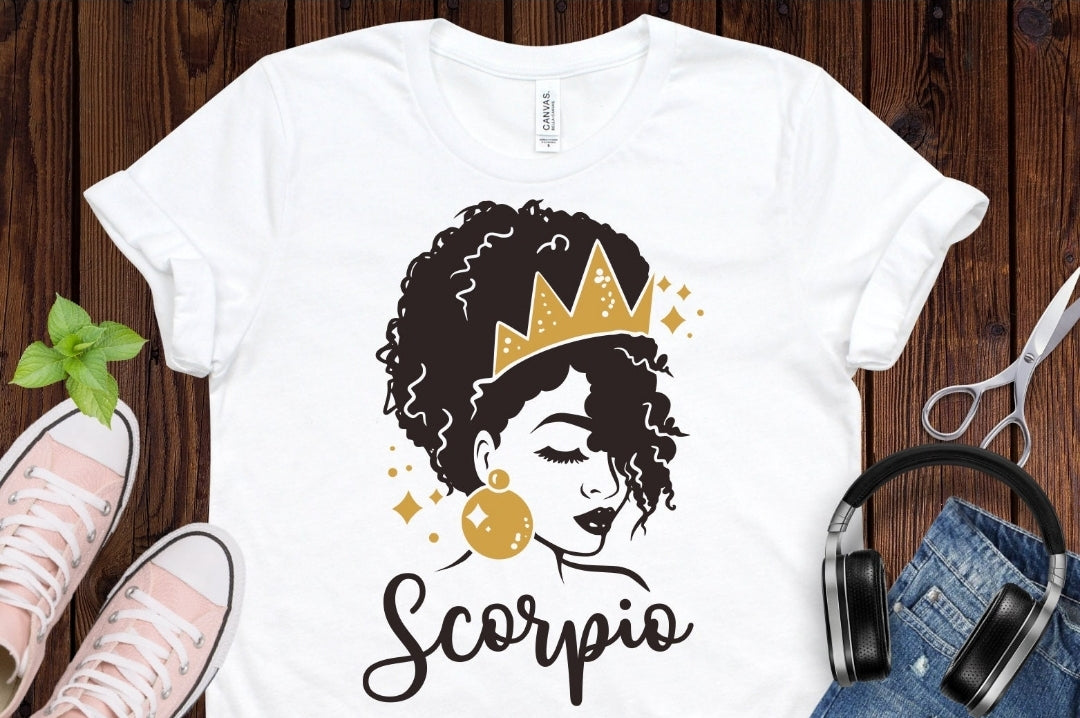 Melanin Scorpio short sleeve shirt