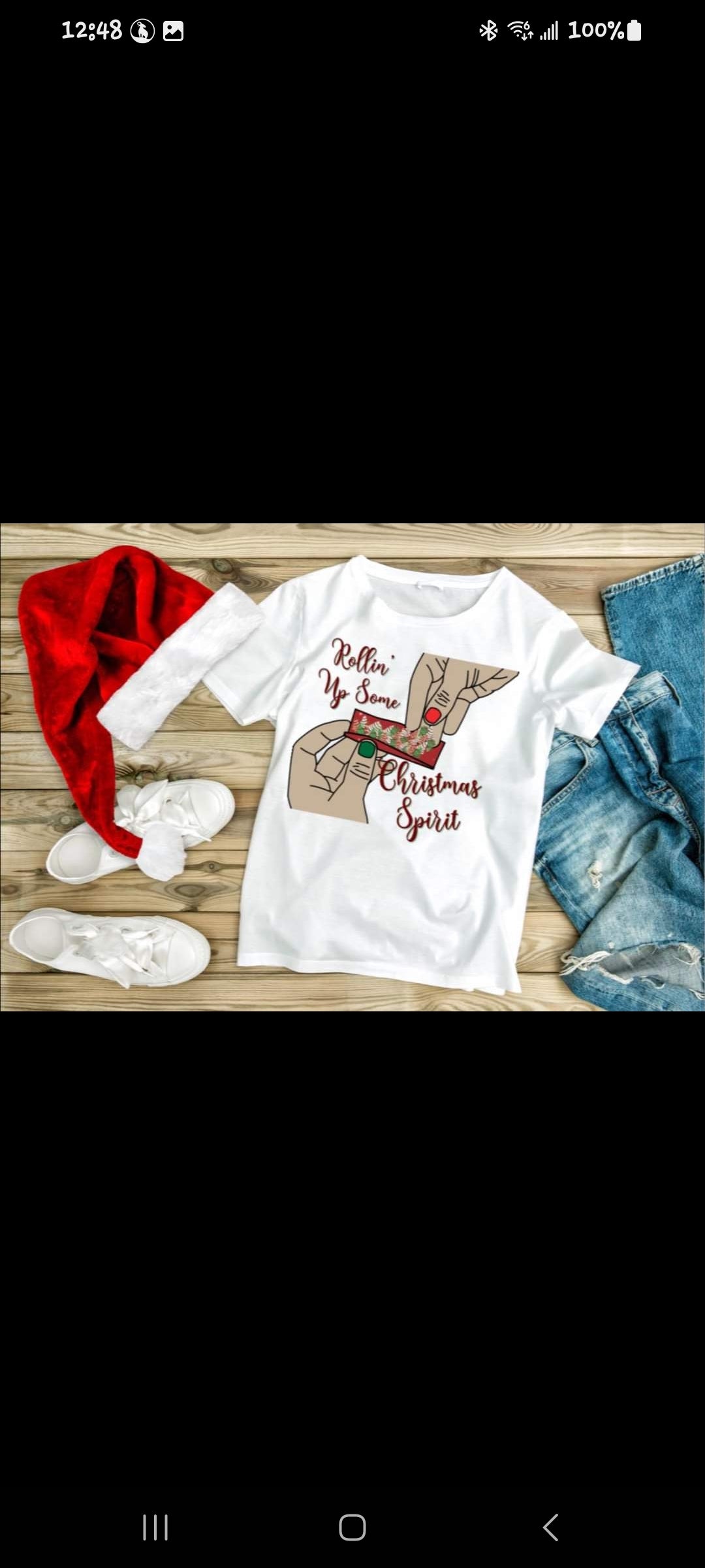 Rollin Christmas spirit short sleeve shirt