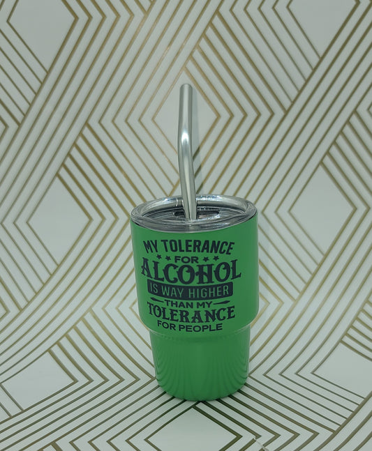 Alcohol tolerance shot glass