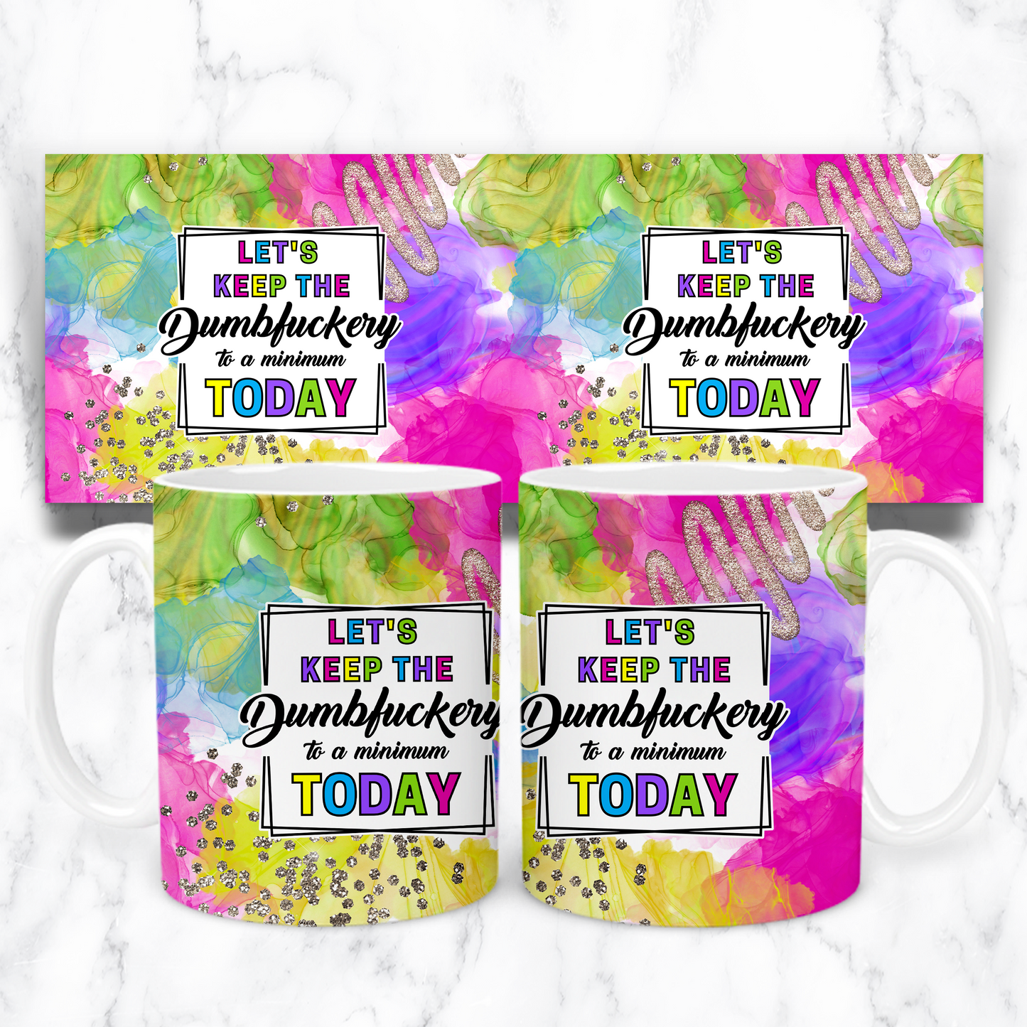 10oz stainless steel Lets keep it to a minimum mug