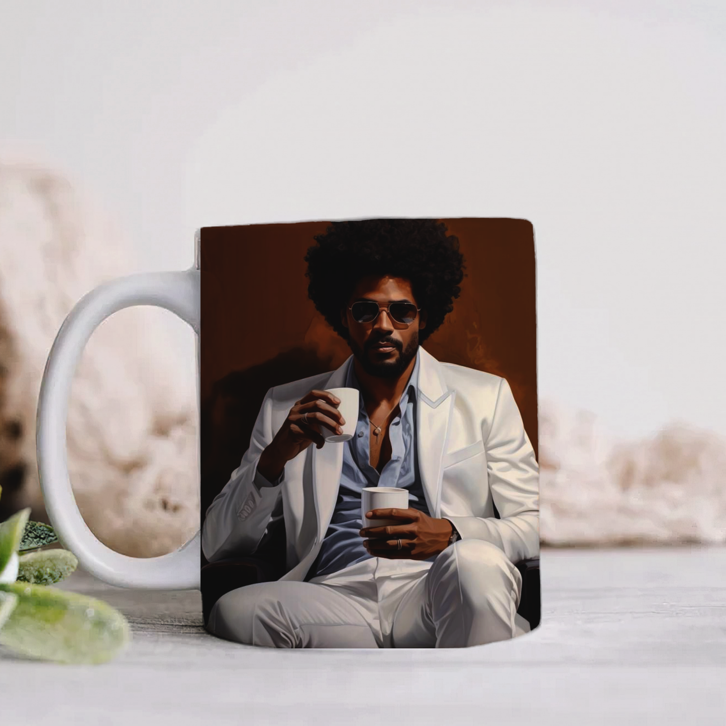 Melanin vibe coffee mug