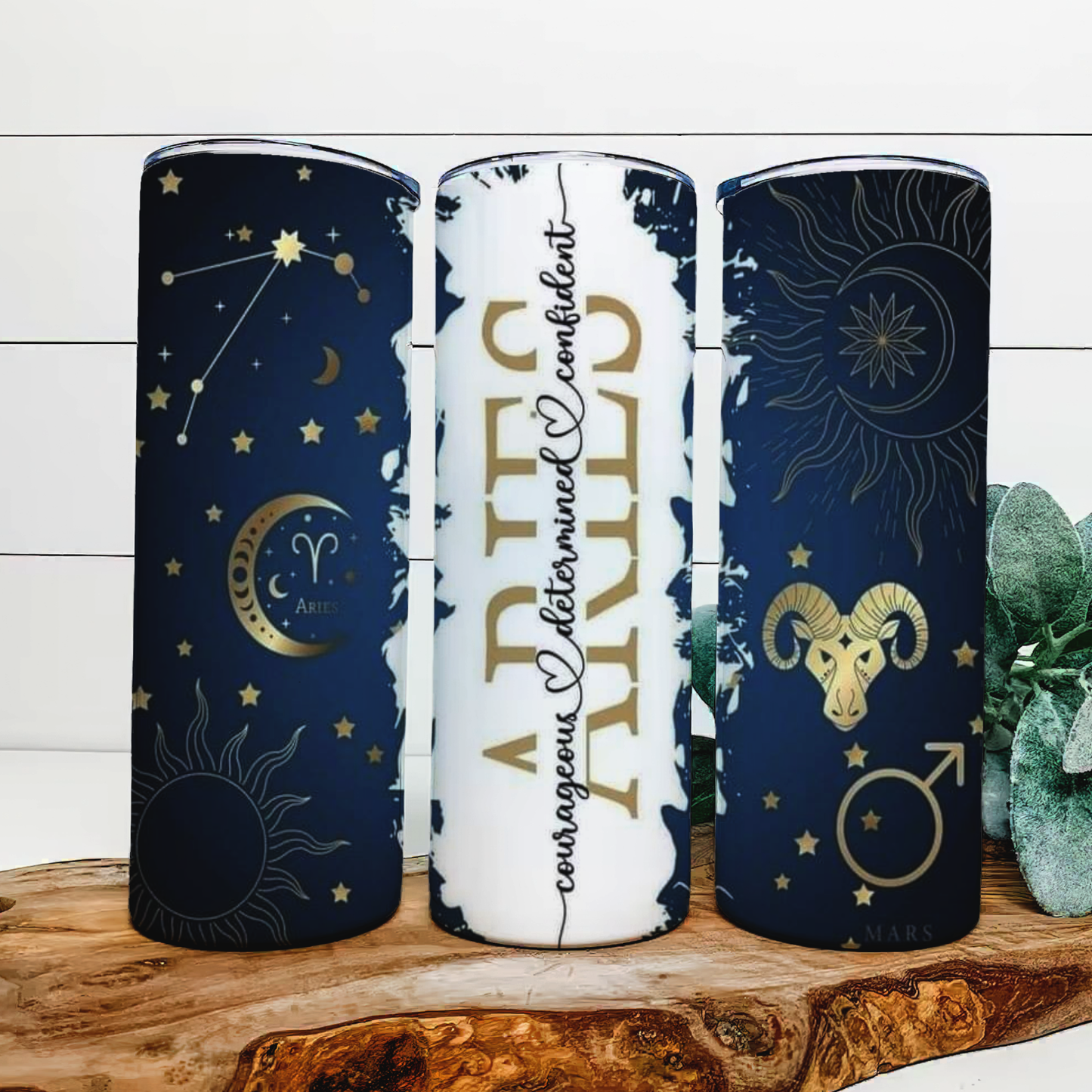 Aries Astrology tumbler
