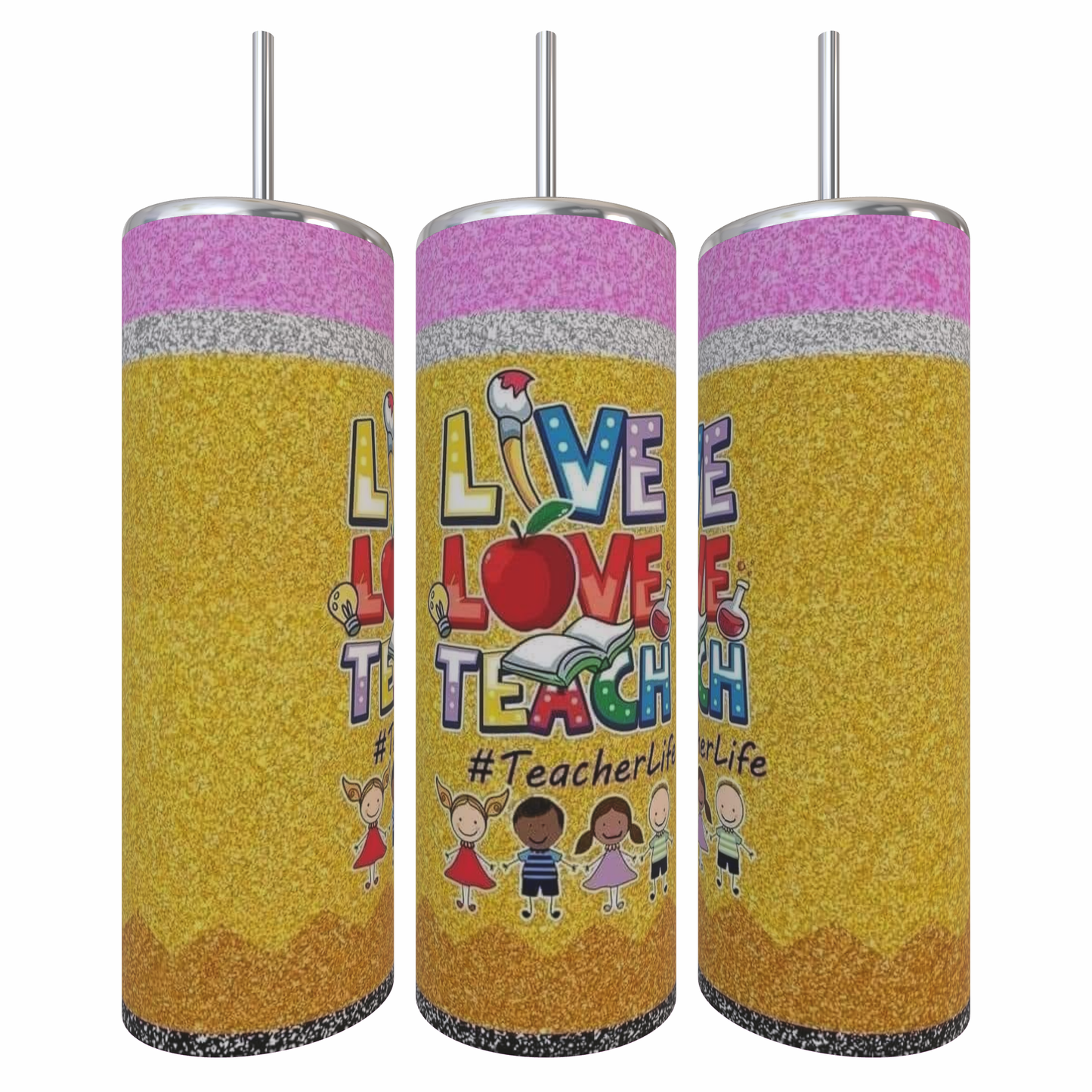 20oz Live Love TEACH tumbler