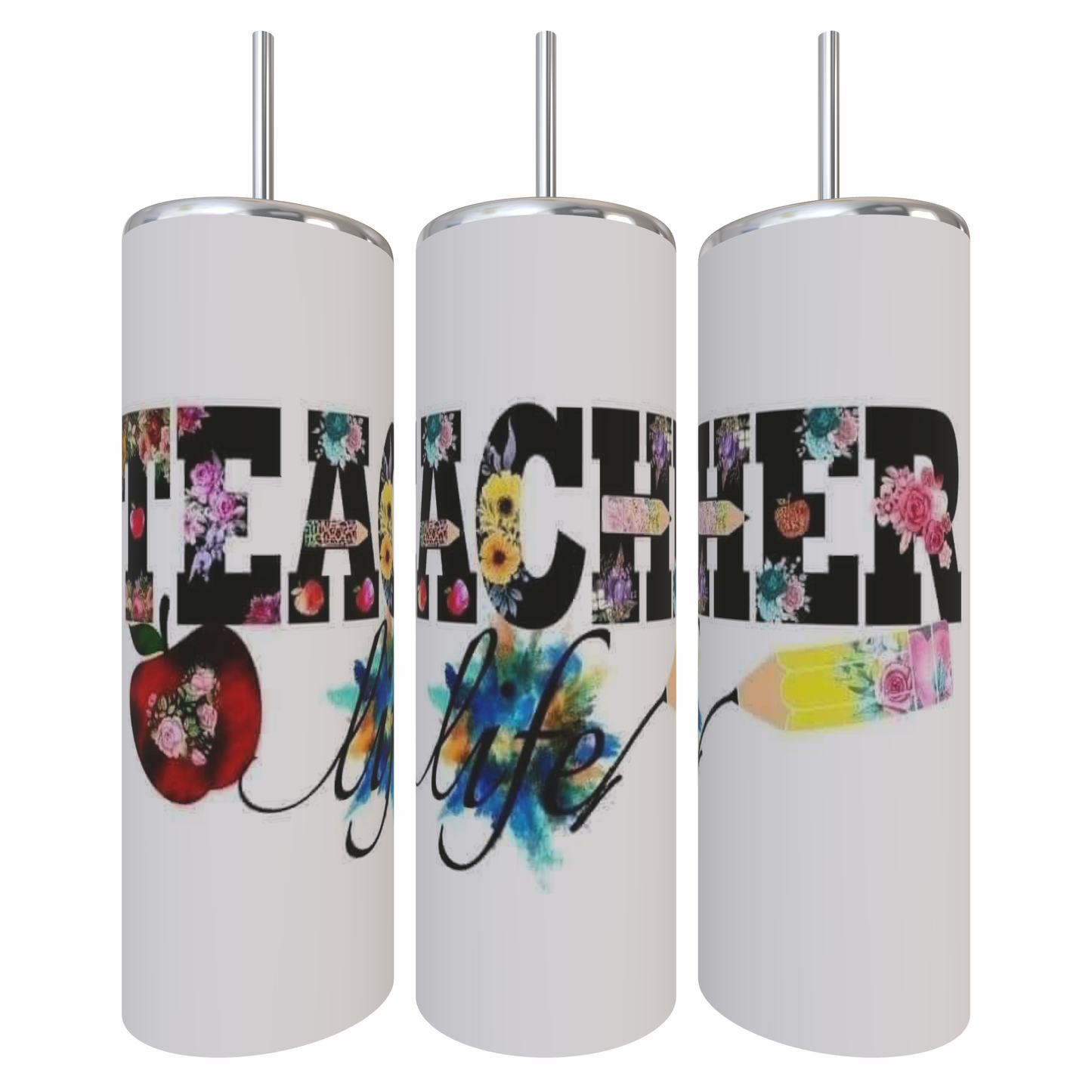 20oz Teacher life tumbler