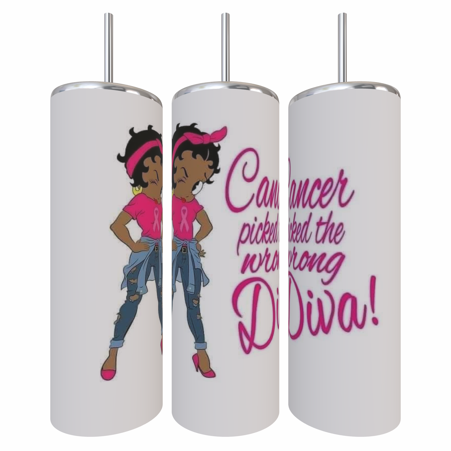 20oz Mrs. Betty Cancer tumbler