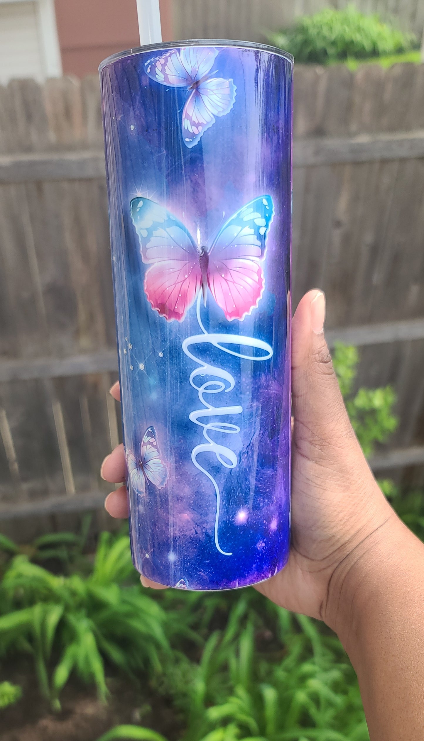 20oz Love Hope Faith stainless steel tumbler