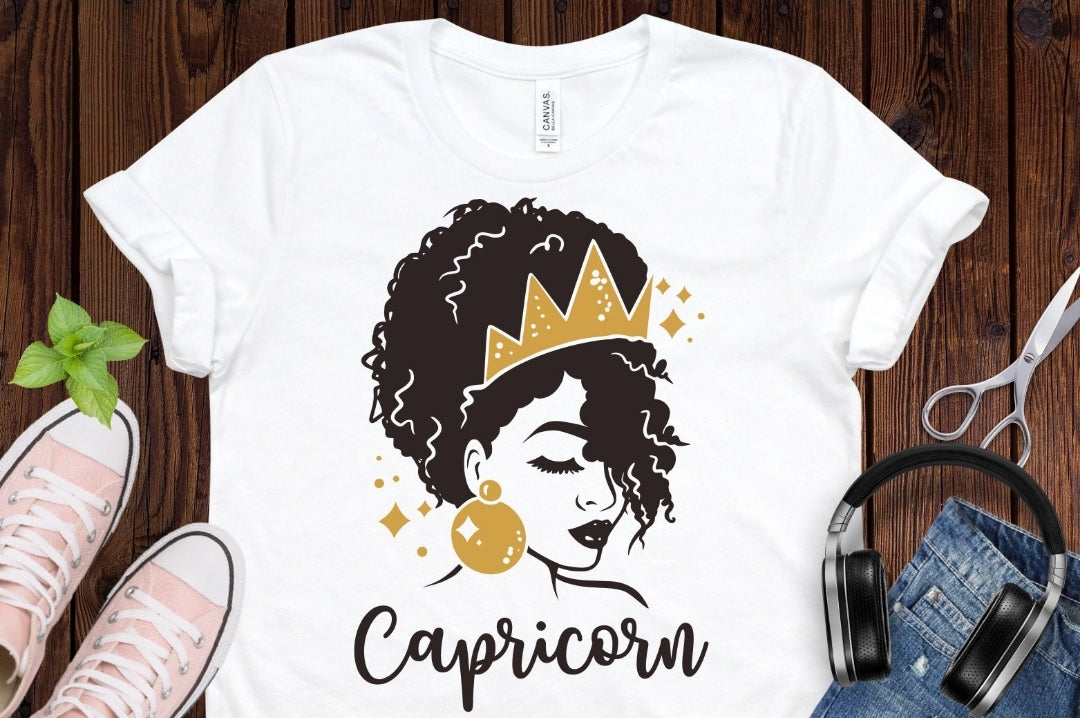 Melanin Capricorn short sleeve shirt